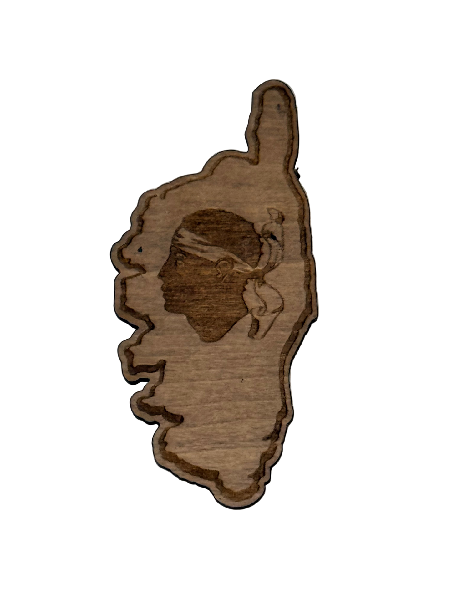 Magnet en bois artisanal - Décoration unique fait main